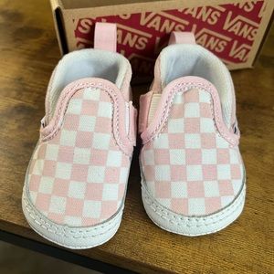 Brand new baby pink vans